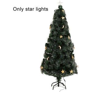 Kerstboom Luxe Plug-In Lichtgevende Gecodeerde Led Ster Licht Wit Versierd Glasvezel Kristallen Kerstboom Tapestry