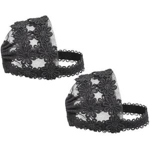 Bundel Schoenveter Voor Vrouwen Hoge Hakken Holding Losse Anti-Slip Bandjes Kant Schoenen Band Schoen Accessoires