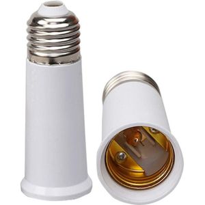E27 om E27 Verlengen Lamp Base Converter Licht Base E27-E27 Extender Lamp Socket Extension Licht Lamp Houder Schroef Adapter