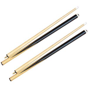 2 Stuks 145 Cm/57 Inch Amerikaanse Snooker Hout Pool Cue Monteren Kinderen Volwassen Thuis Biljart Oefenen Onderhoudend Gereedschap supply