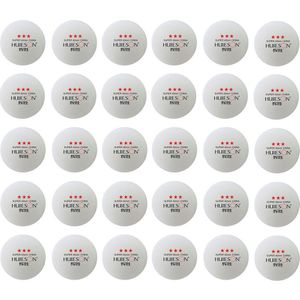 30 Pcs 3-Ster Wit & Geel Ping Pong Bal Amateur Geavanceerde Training Bal Met Lage Prijs