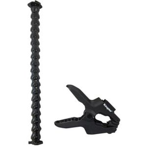 Jaws Flex Clamp Mount + Verstelbare Zwanenhals voor Gopro Hero 8 7 6 5 4 Sessie voor Go pro Xiaomi yi AKASO SJCAM EKEN Accessoires