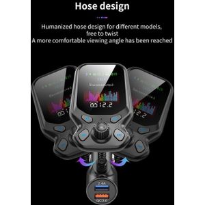 Draadloze Bluetooth Fm-zender 1.77 "Lcd Auto MP3 Speler QC3.0 Snelle Charge Kit 1XCE