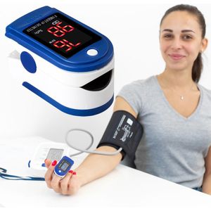 Vingertop Pulsoxymeter Snelle Nauwkeurige Hartslagmeter Alarm Zuurstofverzadiging Tarief Meter