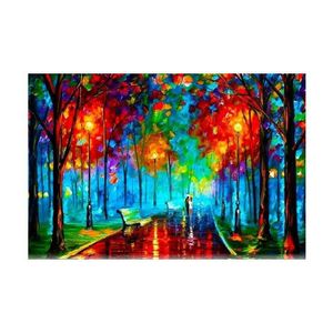 Liefhebbers In De Wandeling Art Poster Wandtapijt Decoratie Canvas Prints
