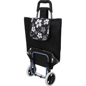 Wielen Shopping Trolley Push Cart Bag Winkelen Mand Grote Licht Gewicht Voedsel Organisator Opvouwbare