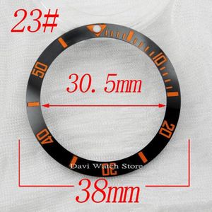 Bezel Horloge Bliger 38Mm Keramische Kit Fit Automatische 40Mm Mens Watch Case