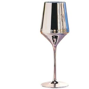 Gegalvaniseerde Wijnglas Loodvrij Kristal Wijn Glas Rode Wijn Glas Rose Goud Electroplated Champagne Glas