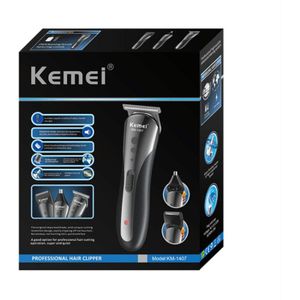 Professionele 6 In 1 Multi Functionele Tondeuse Tondeuse Elektrische Baard Trimmer Borstel Oplaadbare Tondeuse Cutter Kit