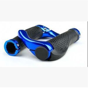 Road Fiets Handblebar Grips Ergonomische Rubber & Aluminium Bar Ends Zwart/Wit Fiets Deel Accessoires Bull Hoorn