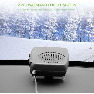 Onever 2 In 1Car Heater Air Cooler Fan Voorruit Voorruitverluchting Ontdooier 12V Elektrische Verwarming Draagbare Auto Droger Verwarmde Goede