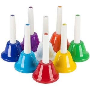 8x Note Metal Kinderen Bell Set Kinderen Muziekinstrumenten Muziek Speelgoed Slaginstrumenten