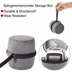 Arm Bloeddrukmeter Opbergtas Draagbare Schokbestendig Waterdicht EVA Carry Hard Case Pouch Medische Organizer Voor/Omron