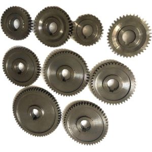 9 Stks/set CJ0618 Huishoudelijke Kleine Draaibank, Micro Draaibank Gear, Metalen Uitwisseling Gear