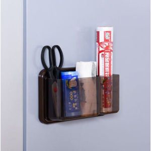 Magnetische Papier Tissue Box Holder Opslag Plank Voor Koelkast Keuken Magneet Organizer Rack Papier Mounts Op Wasmachine