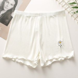 Zomer Dunne Vrouwelijke Veiligheid Shorts Gebreide Hoge Stretch Katoen Comfortabele Veiligheid Broek