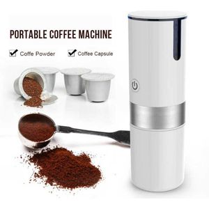 Mini Draagbare Elektrische Koffiezetapparaat Volautomatische Koffie Machine Voor Thuis Trave Mini Usb Elektrische Koffiezetapparaat Machine Wit