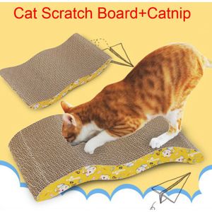 Grote Maat Sofa Krabpalen Golfkarton Speelgoed Scratcher Bed Pad Voor Pet Kat Klimrek Schraper Mat 44x22CM