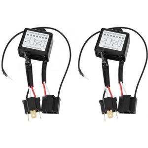 2 stuks Auto LED Koplamp Omgekeerde Polariteit Converter Positieve Negatieve Polar Schakelaar Harness Adapter voor H4 Xenon Lamp Licht