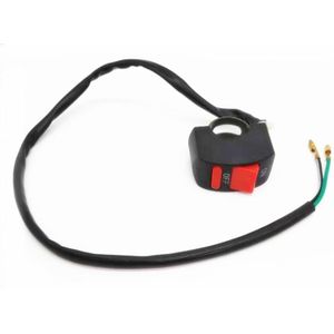 Universele 12VDC Motorfiets Stuur Mistlamp Schakelaar Aan-uit Knop Schakelaar Voor U5 U7 Led Koplamp Angel Eyes licht