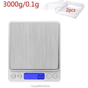 Digitale Keuken Schaal Mini Pocket Rvs Precisie Sieraden Elektronische Weegschaal Goud Gram S29 20