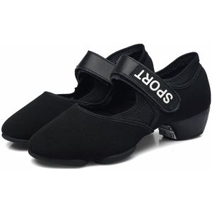 Outdoor Wear Dance Schoenen voor Vrouw Ademend Dansen Sneakers Jazz Ballroom Dans Schoenen Training Schoenen Zwarte Sneakers