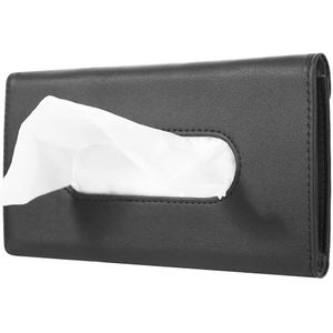 Lederen Auto Tissue Box Handdoek Sets Auto Zonneklep Tissue Box Houder Voor Fiat Punto Palio Uno Idee Bravo Sedici grande Tipo