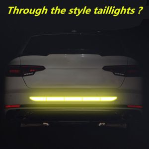 Auto styling accessoires 90 cm reflecterende strip fluorescerende waarschuwing auto stickers kofferbak bumper decoratie Creatieve lichaam sticker