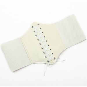 Taille Gordel Gothic Kleding Onderborst Corset Faux Leather Sexy Steampunk Beauty Bustiers Vrouwen Decoratieve Corset Riem Gratis Grootte