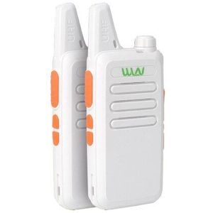 2Pcs Wln KD-C1 Walkie Talkie Uhf 400-470 Mhz 5W Power 16 Kanaals Kaili Mini Handheld Transceiver c1 Twee Manier Radio