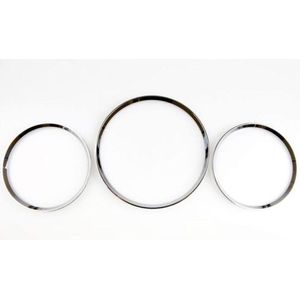 Chrome Styling Dashboard Gauge Ring Set Voor Mercedes Benz W163 Ml Klasse