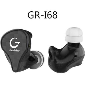 Guideray GR-i18 /GR-i58/GR-i68 1DD + 1BA Hybrid Hifi In-Ear Koptelefoon Muziek Sport Oordopjes Met 0.78mm Kabel Zsx BL03 Zsn Pro X T2