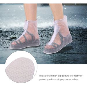 Herbruikbare Siliconen Schoen Cover Waterdichte Regen Schoenen Covers Outdoor Camping Antislip Rain Boot Overschoenen Met Rits