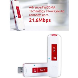 21.6 Mbps 3G HSPA + WCDMA 900/2100 Mhz Draadloze Modem WiFi Dongle Mobiele Hotspot tot 64 GB kabel modem