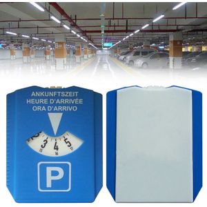 Parkeer Disc Timer Klok Collectie Tijd Display Blauw Plastic Parking Tijd Gereedschap Draagbare Auto Parking Timer Klok