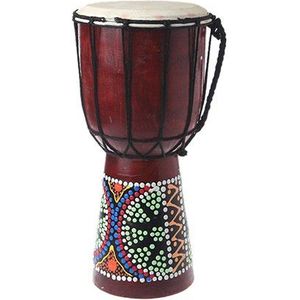 Professionele Afrikaanse Djembe Trommel Bongo 6 Inch Klassieke Schilderen Houten Afrikaanse Djembe Goed Geluid Muziekinstrument