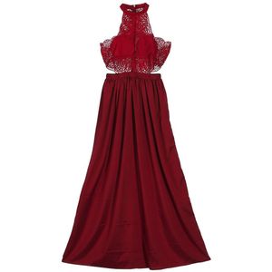 Mode vrouwen Kant Chiffon Jurk Sexy Boho Lange Maxi Avond Party Cocktail Beach Casual Dress Zonnejurk