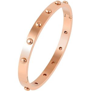 Trendy Kleine Ronde Bal Armbanden voor vrouwen Mode-sieraden Rvs Gold Plating Armband Voor Femme Dames