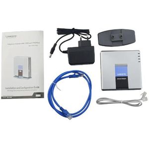 Beste keuze voor Unlocked VoIP Linksys PAP2 PAP2-NA VOIP internet adapter FXS Poort Impedantie Acht Configureerbare Instelling Inclusief