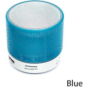 Mini Draagbare Speaker Bluetooth Draadloze Audio Dazzling Crack Led Verlichting Subwoofer Ondersteuning Tf-kaart Usb