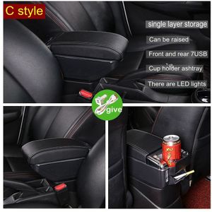 Voor Chevrolet Cruze/Holden Cruze Armsteun Doos Centrale Winkel Met Asbak Pu Lederen Water Bekerhouder usb Opladen Grote