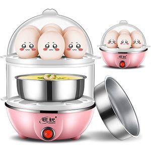 Magnetron ei steamer eierkoker mini automatische uitschakeling eierkoker huishoudelijke rvs ontbijt ei magnetron