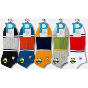 Herfst Polo Zakelijke Mannen Sokken Katoenen Sokjes Ademende Sport Sokken Mannelijke Size 39-44 Mix Kleuren