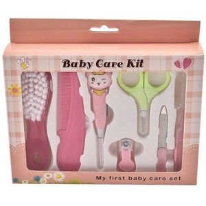 Aag 8 Stks/set Baby Nail Trimmer Kit Voor Een Pasgeboren Baby Care Hygiëne Toiletartikelen Kind Nail Cutter Clipper Schaar Tool tandenborstel