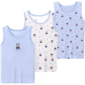 Kinderen Ademende Zweet Absorberende Driedelige Boy Vest Katoen Lycra Baby Vest