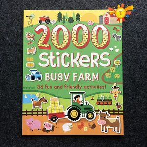 2000 Stickers Engels Activiteit Boek Voor Kinderen/Dier/Prinses/Boerderij/Alien/Halloween Stickers Voor Jongens en Meisjes Speelgoed