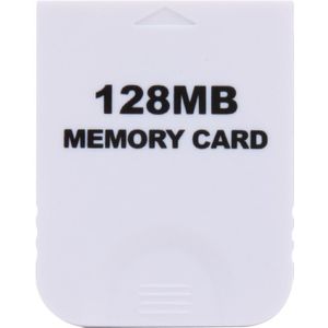 128Mb Praktische Geheugenkaart Voor Nintendo Wii Gamecube Gc Ngc Game Wit