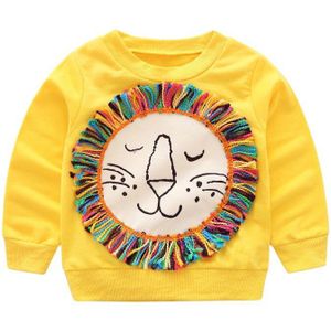 Herfst Baby Jongen Meisje Cartoon Patroon Lange Mouw Katoenen Sweatshirt Casual Peuter Bovenkleding