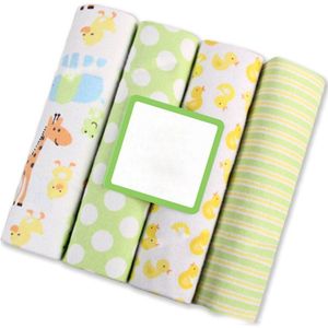 4 Stks/partij Lakens Baby Die Doeken Zachte Pasgeborenen Mousseline 100% Katoen Dekens Dekens Mousseline Luiers Inbakeren Bed Wrap Baby Sheet