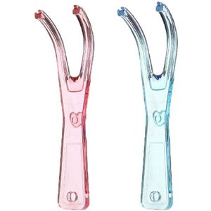 2Pcs Floss Houder Aid Orale Picks Tanden Care Interdentale Duurzaam Tanden Reinigen Adem Verse Oral Care Tool